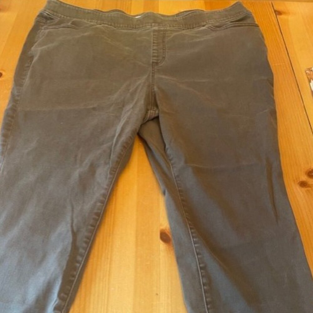 Lane Bryant Pull-On Fit High-Rise Jegging, Brown, 24 Petite